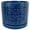 Blue, variant on Border Concepts 10 in. D Ceramic Amelia Planter White