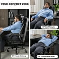 COMHOMA Reclining Executive Chair HighBack PU Leather Ergonomic Office