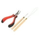 thumbnail image 4 of Kit de herramientas de extensión de cabello, kit de herramientas de extensión de cabello Kits de herramientas de cuentas de cabello Extensiones de cabello Anillos Kit de cuentas Máxima comodidad, 4 of 8