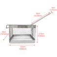 thumbnail image 3 of PPgejGEK Panier à Frire en Acier Inoxydable Tamis à Huile Antiadhésif Outil de Cuisson PACK Multi-Positions jusqu'à 30 % de Réduction, 3 of 3