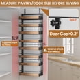 thumbnail image 3 of Organizador de despensa POKIPO de 8 niveles ajustable para puerta o pared, 3 of 8