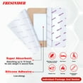thumbnail image 5 of FRESINIDER 5" x 5" Silicone Foam Dressing with Adhesive Border, 10 Pack, Waterproof Self-Adhesive Wound Care Bandages, 5 of 7