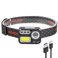 thumbnail image 1 of Linterna Frontal Con Sensor XPE + COB Linterna Frontal Potente para Correr en Bicicleta, 1 of 9