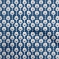 thumbnail image 1 of oneOone Cotton Poplin Dark Blue Fabric Asian Block Sewing Craft Projects Fabric Prints By Yard 56 Inch Wide, 1 of 5