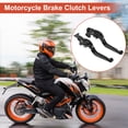 thumbnail image 2 of Palancas de freno y embrague cortas para KTM RC125 RC200 RC390, aleación de aluminio ajustable, 2 of 7