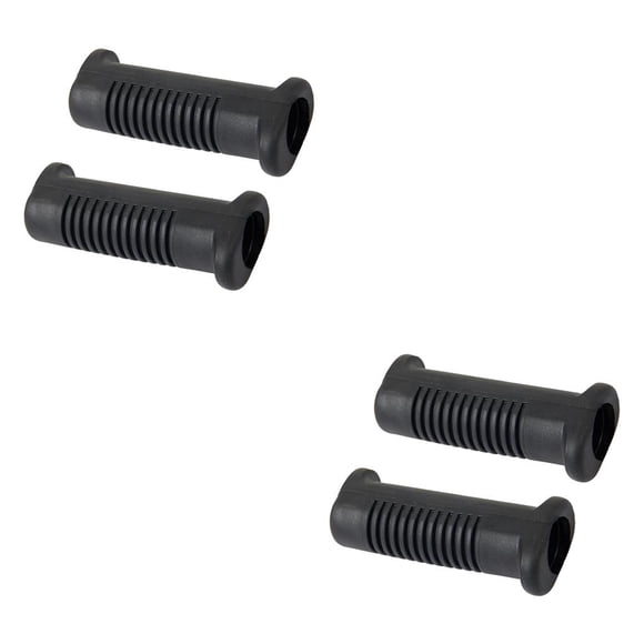 Minnieouse Reposapiés universal para silla de ruedas, accesorios de fácil instalación, huecos de aluminio de 2cm 2piezas 1 par de empuñaduras para sillas de ruedas