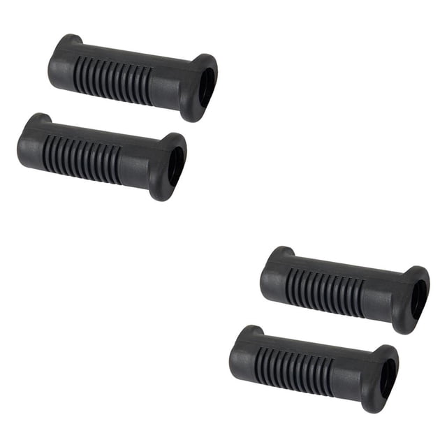 Minnieouse Reposapiés universal para silla de ruedas, accesorios de fácil instalación, huecos de aluminio de 2cm 2piezas 1 par de empuñaduras para sillas de ruedas