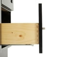 thumbnail image 5 of Ariel Hamlet 55 In. Rectangle Sink Vanity With Carrara White Countertop In Black, 5 of 10