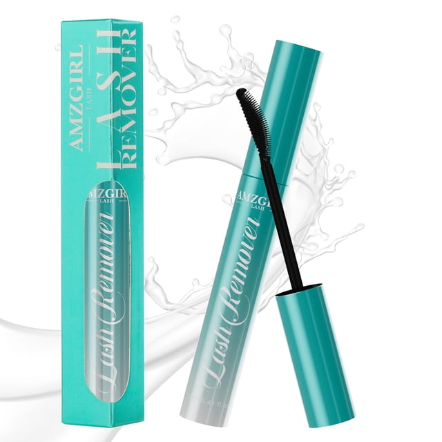 Removedor de extensiones de pestañas AMZGIRL LASH 12 ml con cepillo