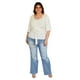 thumbnail image 5 of Blusa Roman Fashion Tallas Extras 1832 Blanco 42, 5 of 6
