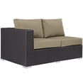 thumbnail image 6 of Modway Convene 7 Piece Patio Sofa Set in Espresso and Mocha, 6 of 11
