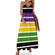 thumbnail image 1 of Vestido sin mangas de colores de Mardis Gras Vestido para niñas Vestido de noche de mujer Vestido largo vestidos de mujer damas verano, 1 of 7