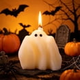 thumbnail image 5 of erdimoy 6 Styles Cute Ghost Shaped Scented Candles, 3.15 Inch Mini Halloween Decorative Wax Candles, Spooky Tabletop Tiered Tray Decor & Holiday Gift, 5 of 6