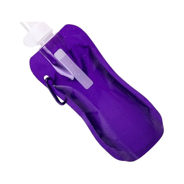 fastboy Durable Materials For Adventure Collapsible Water Bottles For Every purple 480ml 1Set