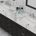 thumbnail image 6 of Alya Bath Norwalk 72" Wood Double Vanity with Carrera Marble Top in Espresso, 6 of 6