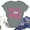 03-Light Gray, variant on Women's T-Shirts Plus Size Cute Loose Fit Short Sleeve mit Print Scoop Neck Graphic Breathable Lightweight Womens Graphic Tees Black Size L