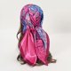 thumbnail image 3 of 2022 Nueva diadema de seda chal de satén bufanda cuadrada para mujeres pañuelo de cuello de aceites bandas para el cabello femeninas pañuelo estampado hijab envolturas bandana, 3 of 5