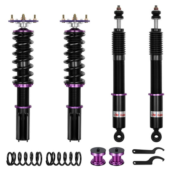 SPEEDWOW Coilovers Kits for 2004-2006 Scion XB, 32 Levels Damper Adjustable Coilovers Suspension Kit Shock Absorbers Struts Coilover Lowering Kit