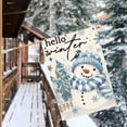 thumbnail image 3 of SM-XLHN Snowman Cardinal Hello Winter House Flag 28x40 Inch Double Sided, Polka Dot Winter Holiday Yard Outdoor Flag, 3 of 6