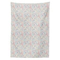 thumbnail image 3 of Ambesonne Diamonds Tablecloth Rectangular Table Cover, Pastel Colored Rocks Motif, 52"x70", Multicolor, 3 of 4
