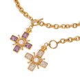 thumbnail image 6 of Faty-T Minimalist Cross Necklace for Petite Women 14K Gold Plated Dainty Faith Birthstone Pendant, 6 of 6