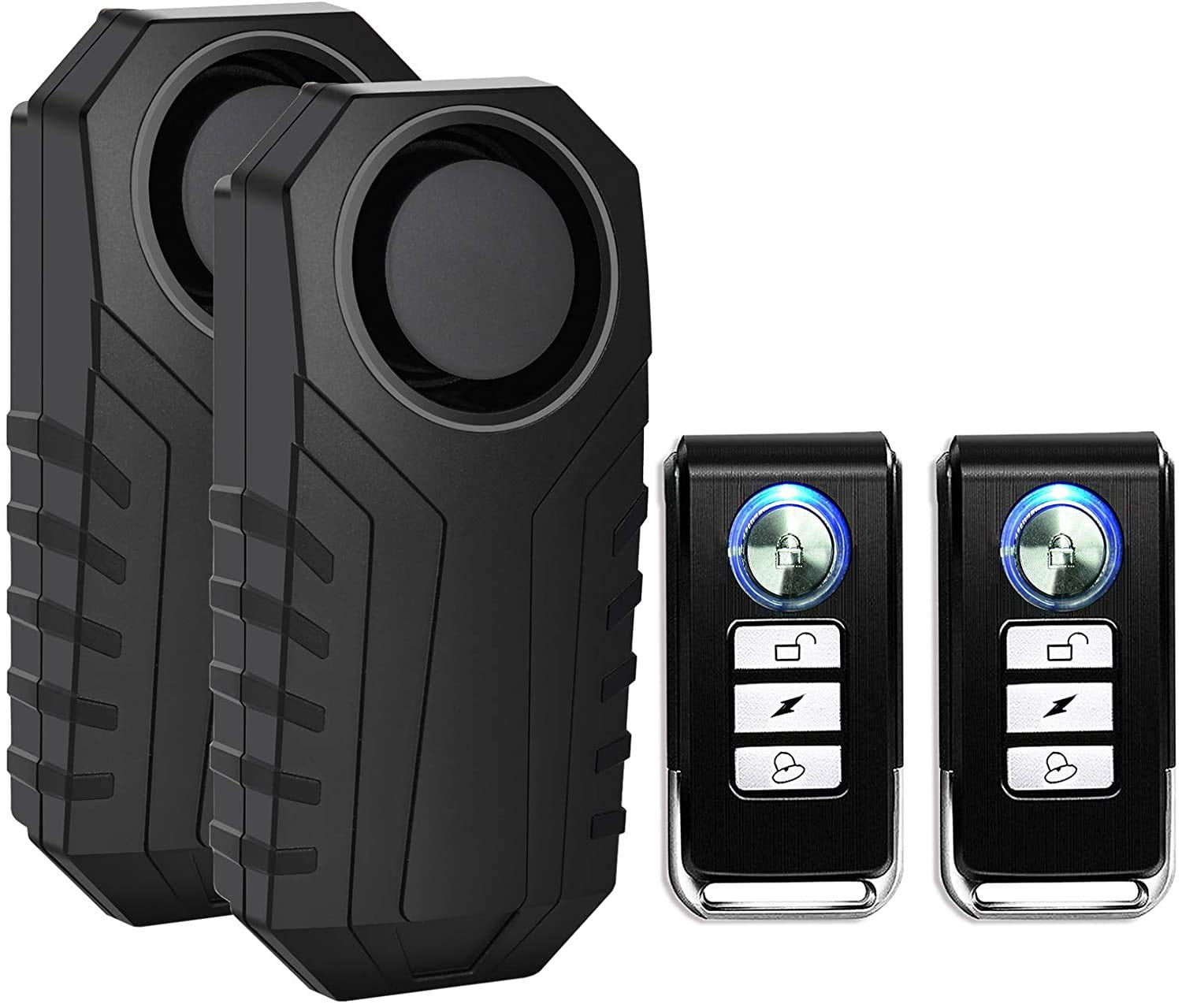 USB Bike Alarm 3 Volume Wireless Anti-Theft Vibration Waterproof With Remote Pro 