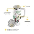 thumbnail image 2 of RTIC 30 oz Ceramic Lined Road Trip Tumbler, Leak-Resistant Straw Lid, Christmas, Holiday, Apres Ski, 2 of 8
