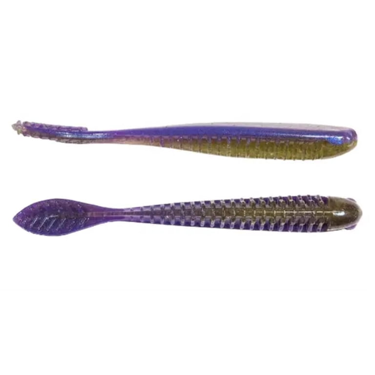Z-Man Trick Shotz 3.5 Inch Drop Shot Soft Plastic Baits - 6 Pack, ElaZtech Material, Salt Impregnated