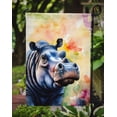 thumbnail image 5 of Hippopotamus Garden Flag 11.25 in x 15.5 in, 5 of 5