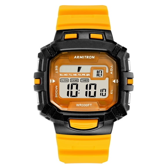 Armitron Unisex Sport Digital Watch with Silicone Band