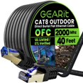 thumbnail image 1 of Cable Ethernet GEARit Cat 8 para exterior de 12 m, plano y blindado, 1 of 8
