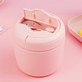 thumbnail image 3 of Wosthever Tarro portátil de acero inoxidable para comida caliente, boca ancha, con tecnología de aislamiento , taza térmica para sopa Cocina y Comedor rosa 970ML, 3 of 6
