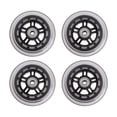 thumbnail image 1 of 4 Pcs Roues de Scooter en PU Résistantes à l'Usure 100mm Roues à Haute Élasticité, 1 of 5