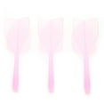 thumbnail image 1 of 3-Pack Pink 2BA Thread Integrated Dart Flights - Transparent, Shatterproof & Durable ABS Dart Tails with Precision 90° Angle Design, Flexible Shaft to Prevent Tearing, Lightweight Universal Fit for, 1 of 6