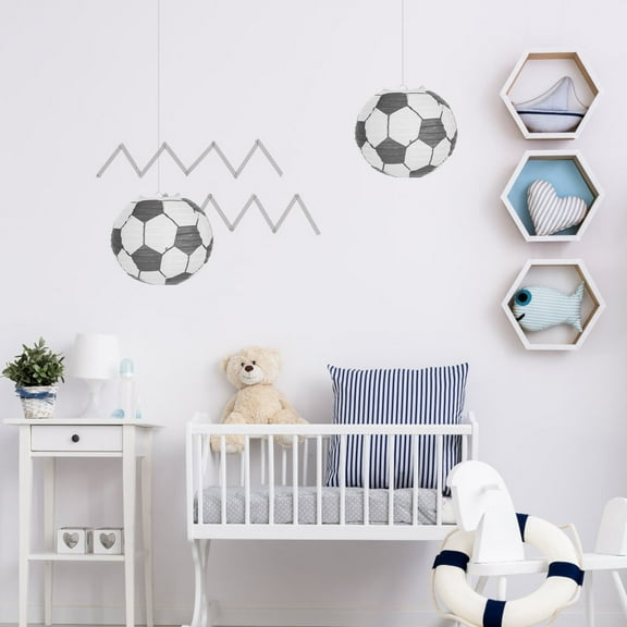 FRCOLOR Boys Sports Football Lantern Lantern for Kids Room Child 26.00X26.00X1.00CM