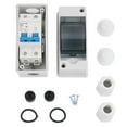 thumbnail image 1 of Solar Photovoltaic Cell Combiner Box DC12-400V DC Circuit Breaker Switch With Junction Box 18*5.5cm 2-pole AC Circuit Breaker, 1 of 10