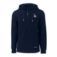 thumbnail image 2 of Men's Cutter & Buck Navy Los Angeles Dodgers Stars & Stripes Roam Eco Half-Zip Recycled Pullover Hoodie, 2 of 3