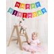 thumbnail image 5 of Pancarta de feliz cumpleaños, juego de decoración de cumpleaños colorido para fiesta, guirnalda de cumpleaños colorida, guirnalda de papel de arco iris, ideal para baby shower, cumpleaños,, 5 of 7
