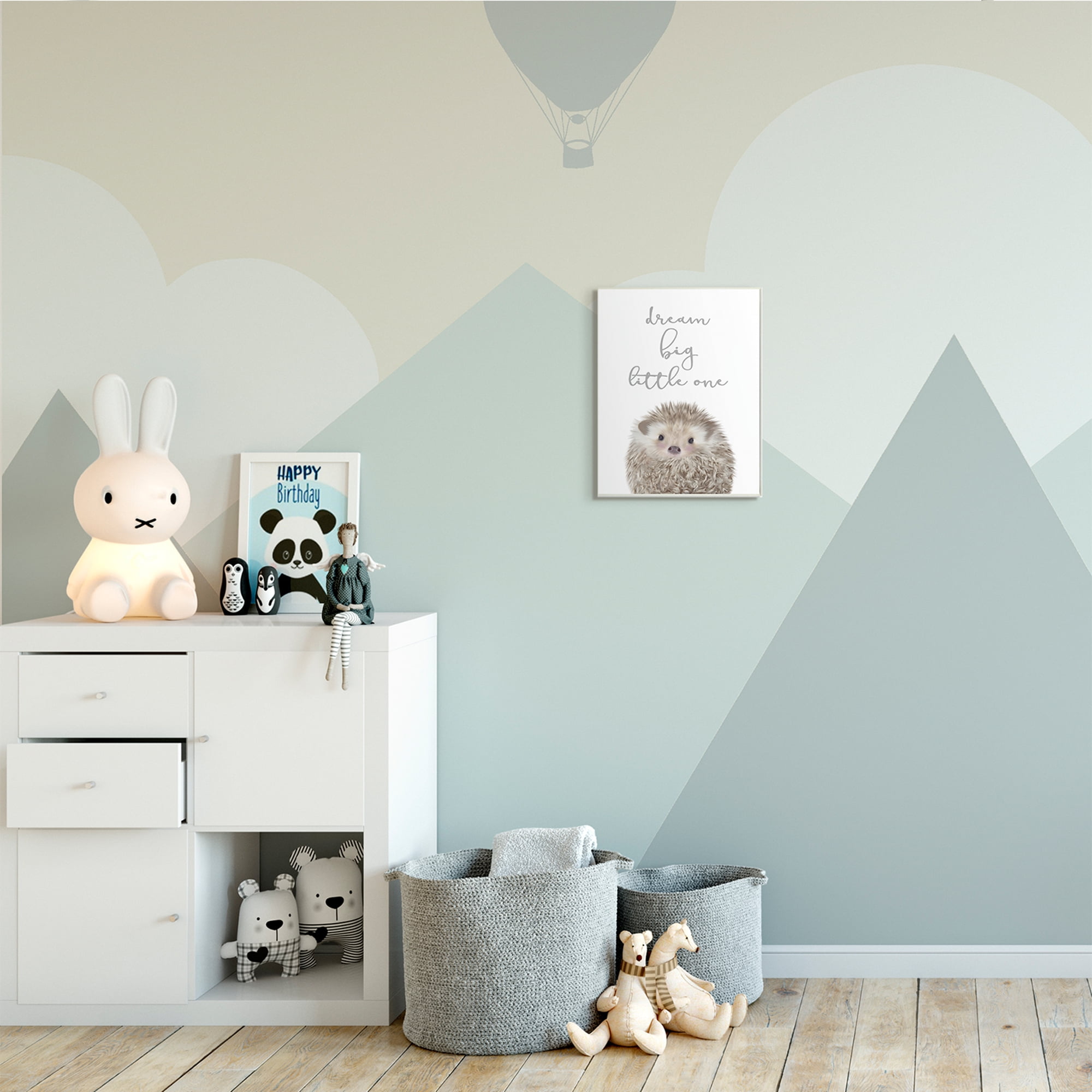 Stupell Industries Dream Big Little One Adorable Inspirational Hedgehog,10 x 15,Designed by Leah Straatsma