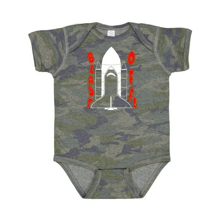 

Inktastic Blast Off! Space Shuttle Launchpad Gift Baby Boy or Baby Girl Bodysuit