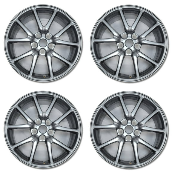 For Tesla Model 3 OEM Design Wheel 18" 2017-2023 18x8.5 Charcoal Set of 4 Replacement Rim 1044221