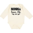 thumbnail image 3 of Inktastic Nonna Baby Clothes Grandchild Girls Long Sleeve Baby Bodysuit, 3 of 5