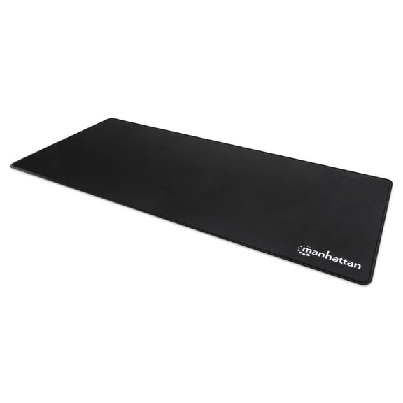 Manhattan XXL Gaming Mousepad, Water-resistant, 32 x 14 in., Stitched Edges, Black