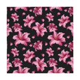 thumbnail image 6 of Wukai Lilies Flowers Waterproof Tablecloth for Kitchen Dining, Fits Square Tables for 2-4 Seats -60"x60", 6 of 7
