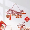 thumbnail image 3 of Decoración colgante de Año Nuevo dragón chino Fuxinggaozhao 30 cm x 9 cm, 3 of 8