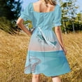 thumbnail image 4 of Maldives island beach South Asia poster Sleeveless Dress summer dress women 2024 women's clothing summer 2024 novelties, 4 of 6