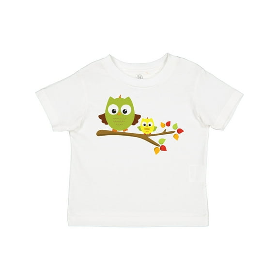 Inktastic Two Cute Owls on a Branch Boys or Girls Toddler T-Shirt
