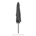 thumbnail image 5 of Best Choice Products 8x11ft Rectangular Patio Umbrella w/ Crank, Fade-Resistant 210G Polyester Fabric - Gray, 5 of 6