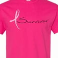 thumbnail image 4 of Inktastic Breast Cancer Survivor Pink Ribbon T-Shirt, 4 of 5