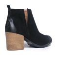 thumbnail image 3 of J. Adams Barry Western Slip On Stacked Heel Distressed Low Heel Boot, 3 of 4